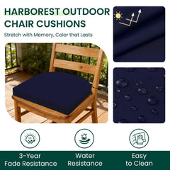 HARBOREST close-up of polyester texture highlighting water resistance benefit