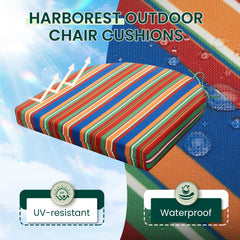 HARBOREST close-up of polyester texture and seam highlighting durable finish