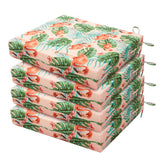 HARBOREST front view of Flamingo cushion set showing bright pattern and package benefit