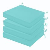 HARBOREST front packaging showing teal cushion set and dimensions for clear choice