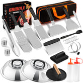 HaSteeL front layout with bag showing complete kit for portable grilling