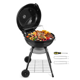 HaSteeL kettle front view showing sturdy frame and large cooking area for gatherings