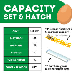 Hatching Time digital humidity display showing precise control for reliable hatching benefit