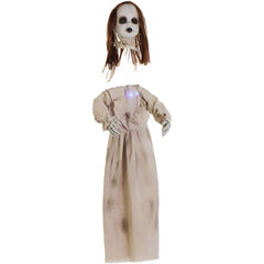 Haunted Hill Farm front view of floating zombie girl showing eerie presence