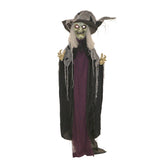Haunted Hill Farm witch front view shows spooky entrance décor benefit