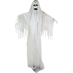 Haunted Hill Farm ghost front view showing full 6-foot poseable figure and dramatic presence
