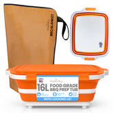 Havenity prep tub front view showing compact all-in-one functionality