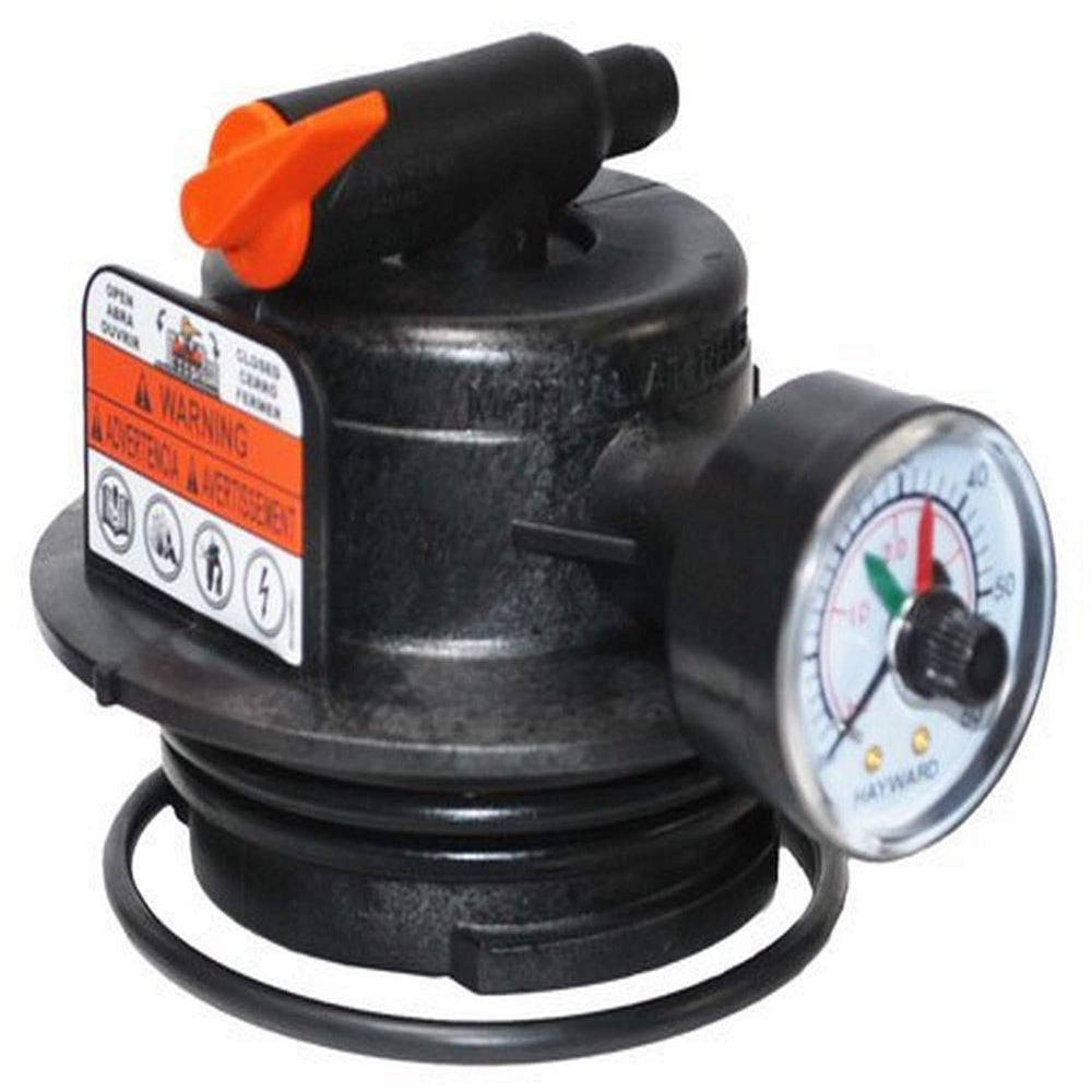 Hayward DEX2420MAR2 front view showing valve and mounting detail for reliable venting