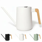 HB Design Co. watering can front view showing compact 35oz capacity and sleek finish