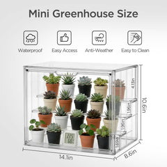 HBlife magnetic door open for easy access and quick watering benefit