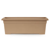 The HC Companies Romana front view showing rectangular shape and sandstone finish for curb appeal