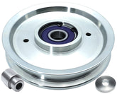 HD Switch front view of billet idler pulley showing robust shape and fit