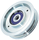 HD Switch front profile billet idler pulley showing robust steel and fitment benefit