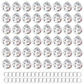 HDCRYSTALGIFTS front view of 48 prism pack showing quantity and clear finish