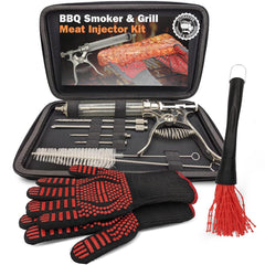 HDMNDD injector front view showing pistol grip and durable build for precise injections