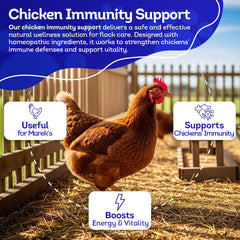 HealthyAnimals4Ever pellet being offered to a chicken, encouraging acceptance