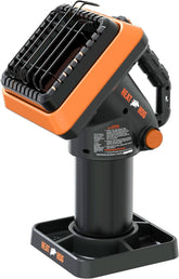 Heat Hog front view showing compact heater and stability for portable warmth