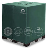 HECHEN IBC cover front view showing full tank protection and easy access
