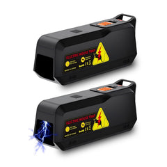 HECO ARMOR front view of two-pack trap showing compact design and packaging benefit