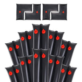 Hedday front view of 10-pack water bags showing durable packaging and contents