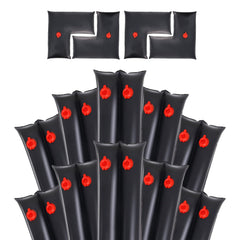 Hedday front view of 10-pack water bags showing durable packaging and contents
