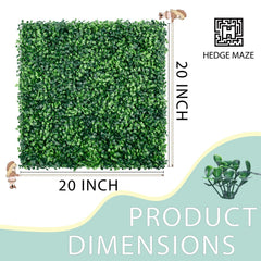 HEDGE MAZE close-up leaf texture with lifelike color blend for realistic depth