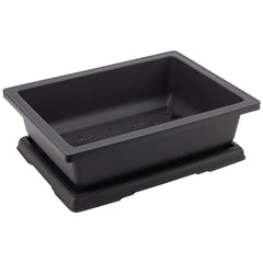 HEIHAK humidity tray with raised ridge securing the pot and catching water