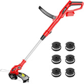 HEINPRO front view of cordless trimmer showing compact body and controls for easy handling
