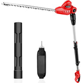 HEINPRO front view showing full pole trimmer, clear visual of reach and design benefit