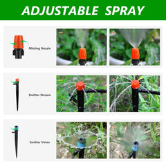 HEKIWAY installed in garden bed showing targeted watering and plant health benefit