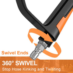 Heliwoo nozzle set arranged to show five tips and quick-change benefit for versatile spray patterns
