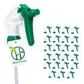 Heluva Green front view of 24-pack trigger tops showing universal fit advantage