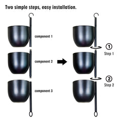 HemePaha hanging from ceiling hook demonstrating secure mount and balanced support