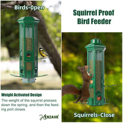 Henzavk detachable base removed for easy cleaning and seed maintenance