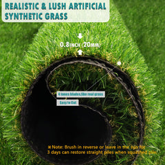 Heyroll rubber-backed turf with drainage holes for quick drying and easy cleaning
