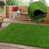 Heyroll front view of rolled turf showing full 5x8 dimensions and green appeal