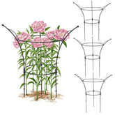 HEYTIMI front view of peony cage showing sturdy bouquet support