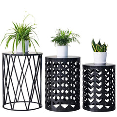 HFHOME front view of the three-piece set showing clean modern silhouette and versatility
