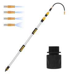 HFPOPTY wand full-length front view showing lightweight aluminum benefit
