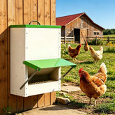 HHNIULI feeder front view showing durable design and reduced waste