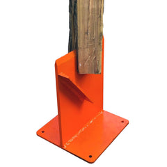 Hi Flame front view of splitter showing stable cradle and safety