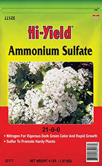 Hi-Yield product being applied in garden with watering, demonstrating rapid nutrient uptake