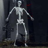 Hibsotco front view giant skeleton creating dramatic lawn focal point