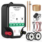 HIBUMFX energizer front panel showing controls and indicators for quick setup