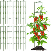 Hicarer front view of assembled cage set showing tidy garden support