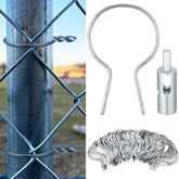 Hicarer packaging of 200 twist fence ties showing kit and drill chuck benefit of ready supply