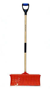 HIGHLIGHT front view showing wide blade for faster snow clearing