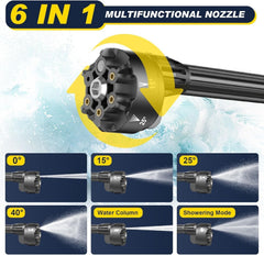 highsam 16ft hose and adapters enabling multiple water sources