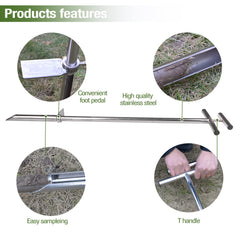 HiHydro foot pedal action demonstrating easier penetration and less effort