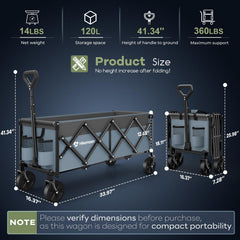 HIKEMOON folded compact for trunk storage and space saving